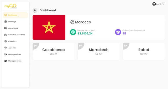 myGO web app 3