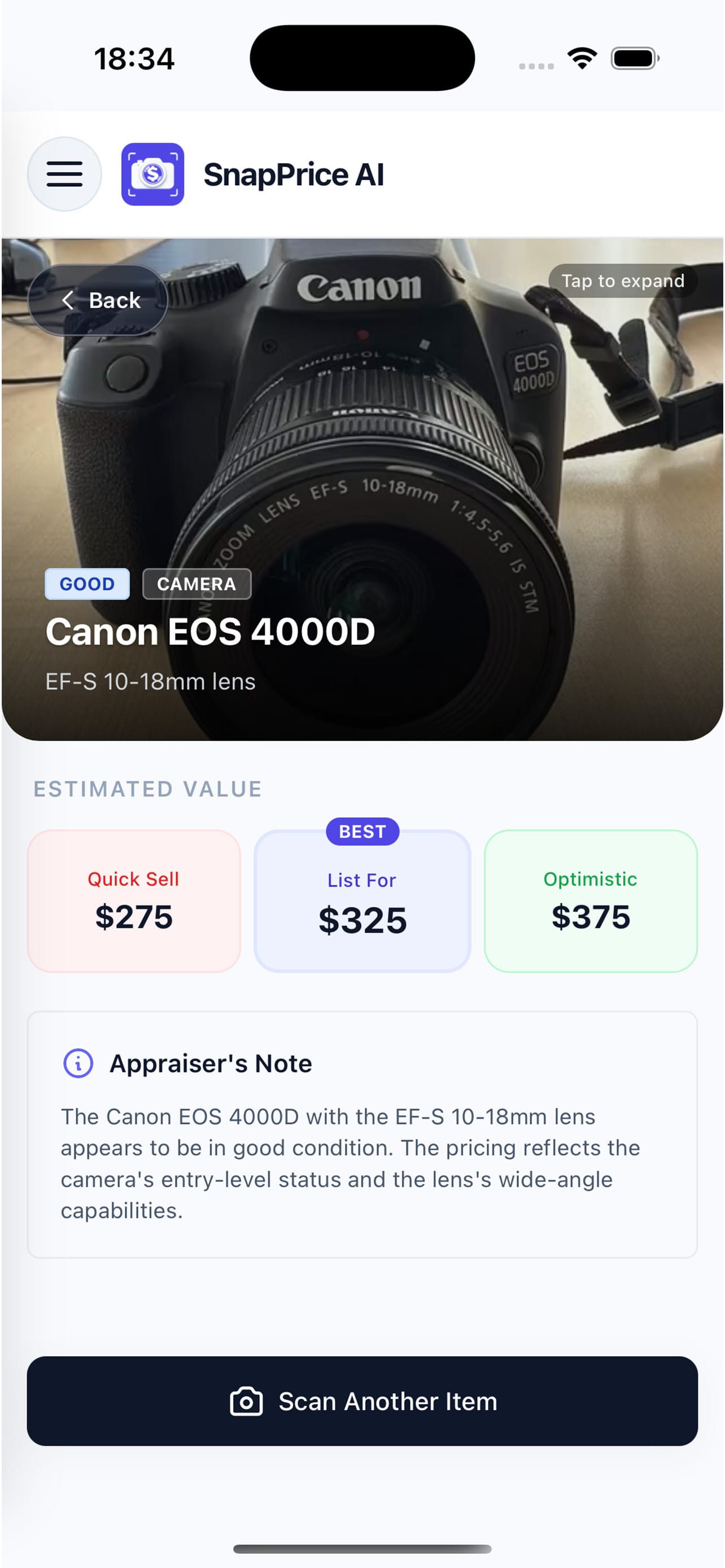 SnapPrice project preview