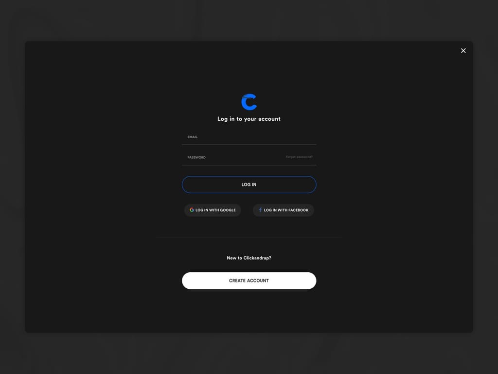 Log in