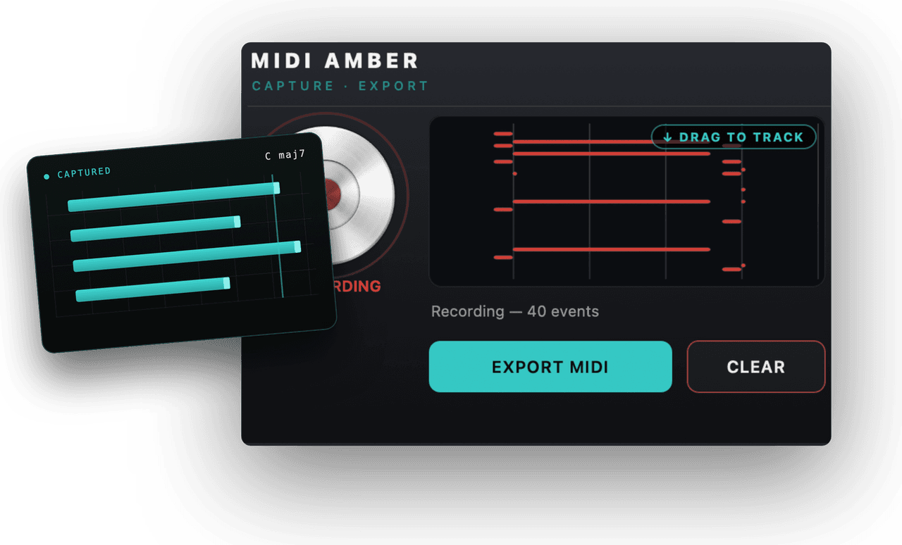 MIDI Amber project preview