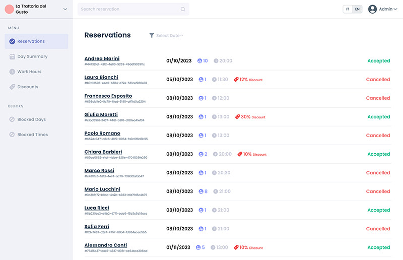 ReserveNex screenshot 2